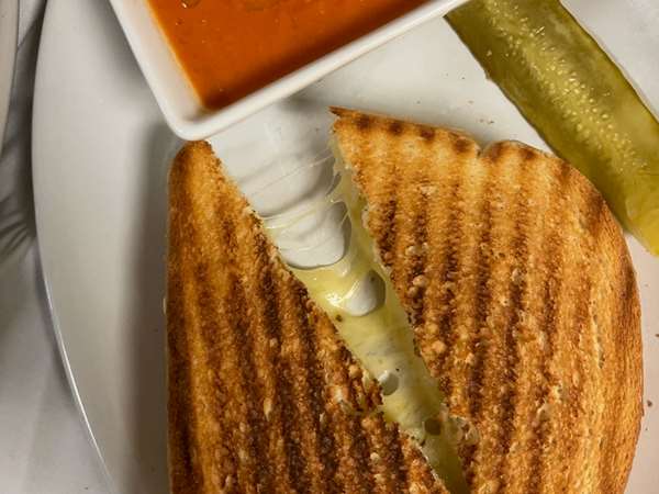 Grilled cheese and tomato soup