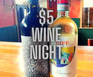 Every Thursday we offer $5 glasses of wine!
